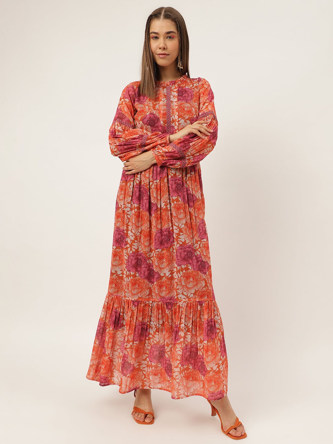 Sunset Blossom Maxi Dress - Masakali.Co®