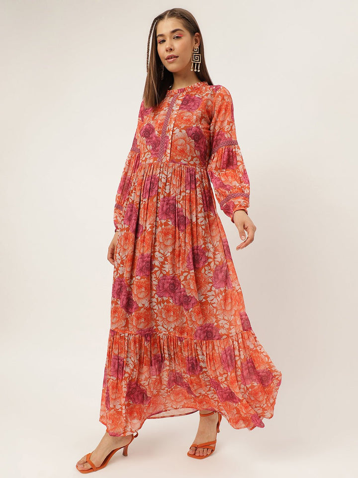 Sunset Blossom Maxi Dress - Masakali.Co®