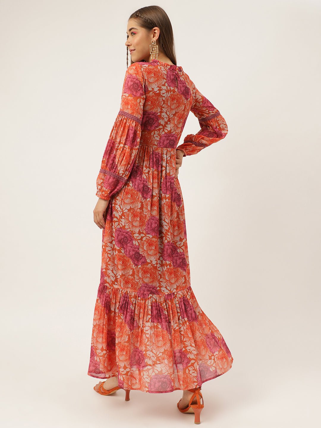 Sunset Blossom Maxi Dress - Masakali.Co®