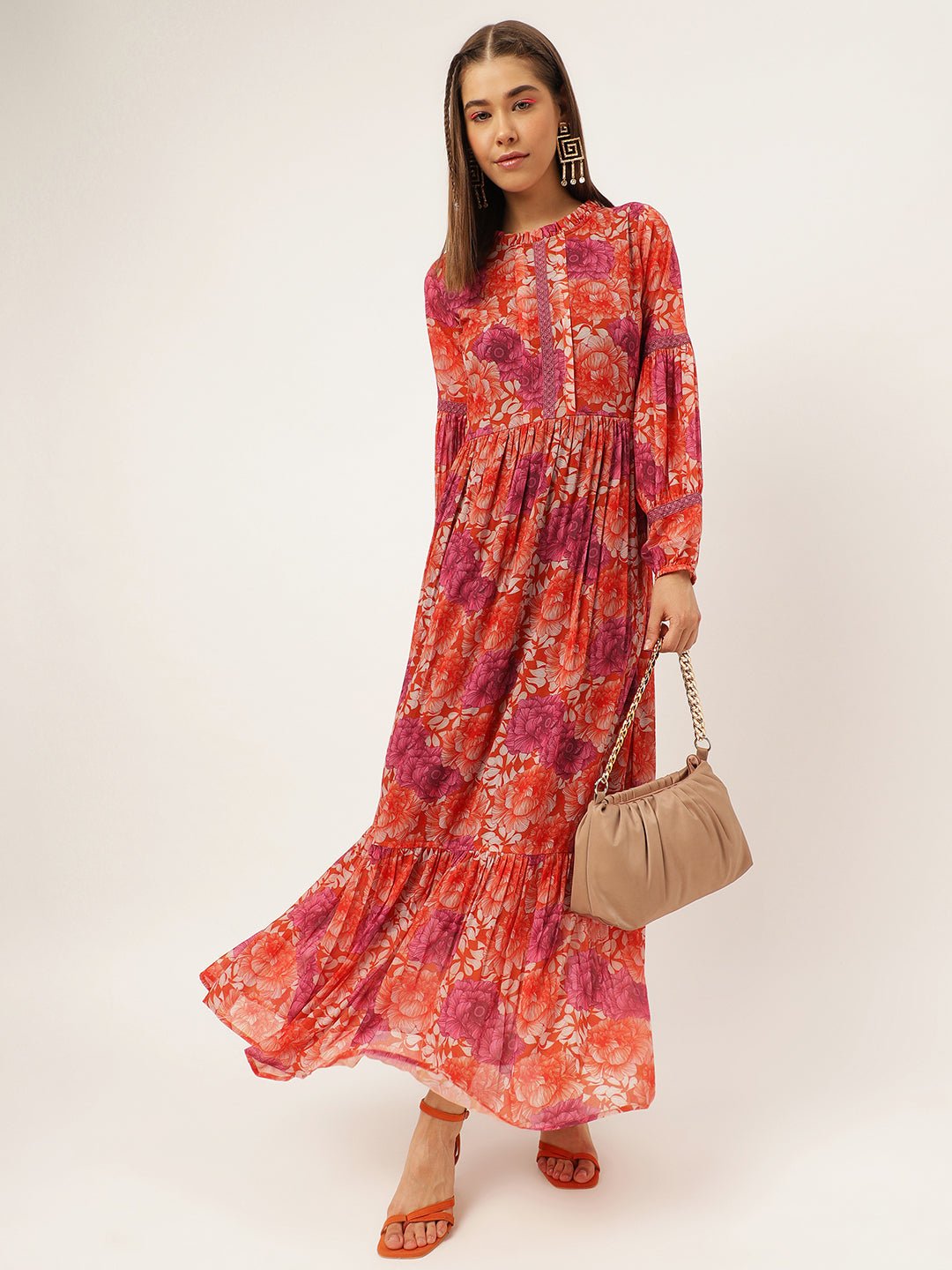 Sunset Blossom Maxi Dress - Masakali.Co®