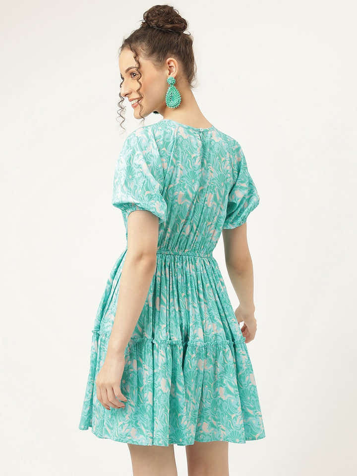 Tiffany Blue Women's Dress - Masakali.Co®