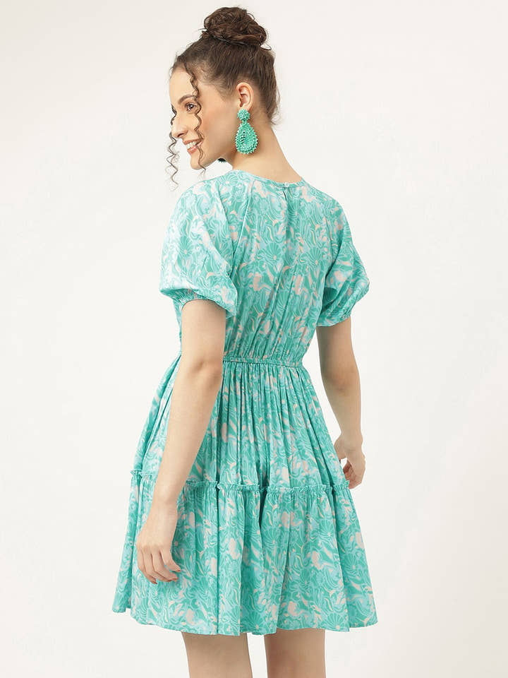 Tiffany Blue Women's Dress - Masakali.Co®