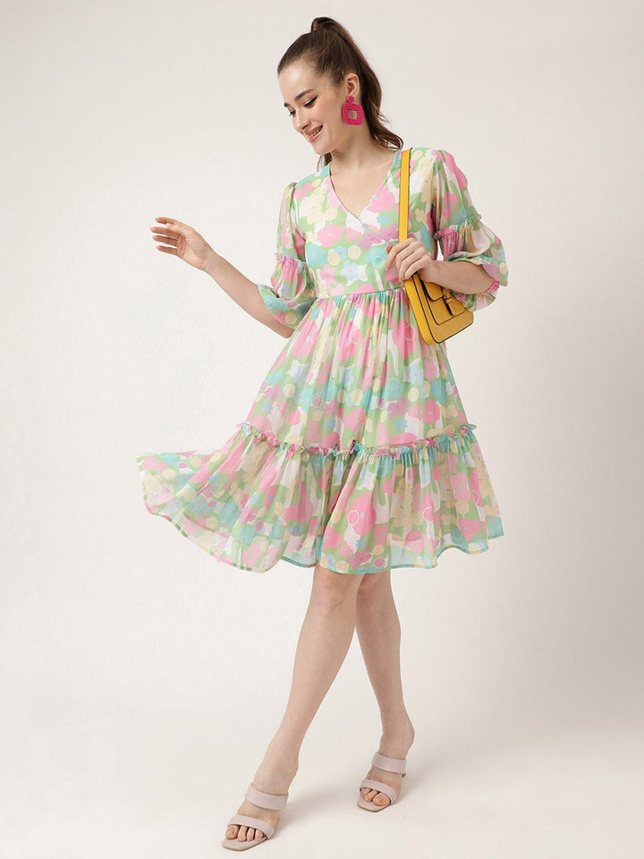 Turquoise Green Women's Dress - Masakali.Co®