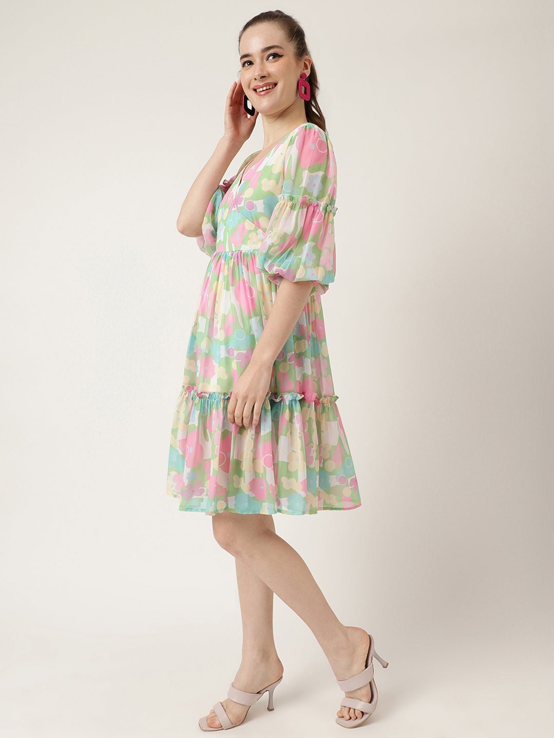 Turquoise Green Women's Dress - Masakali.Co®
