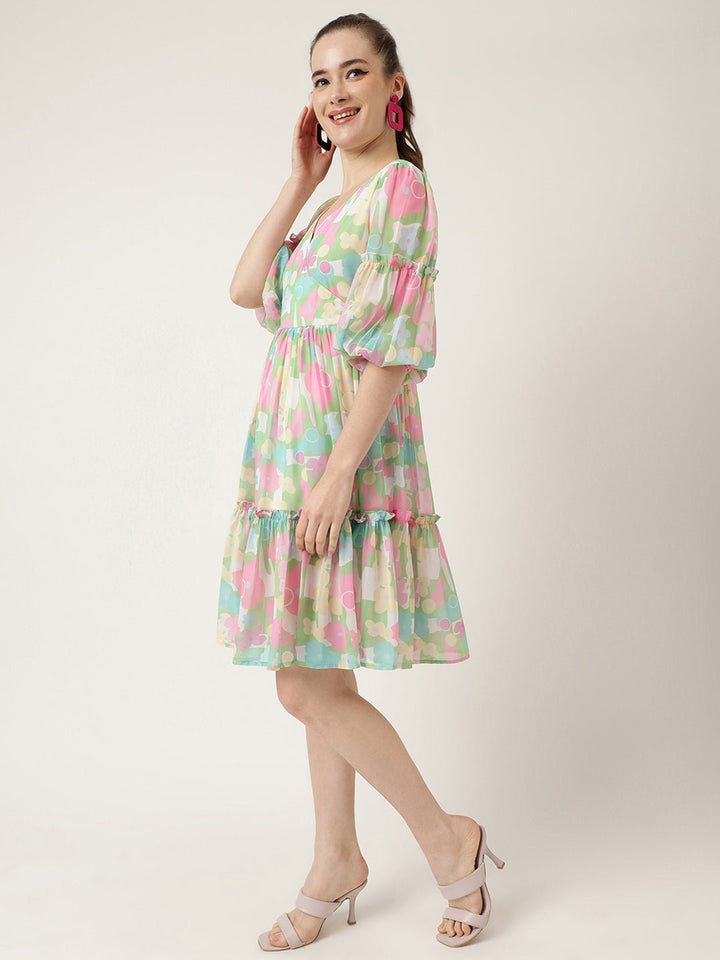 Turquoise Green Women's Dress - Masakali.Co®