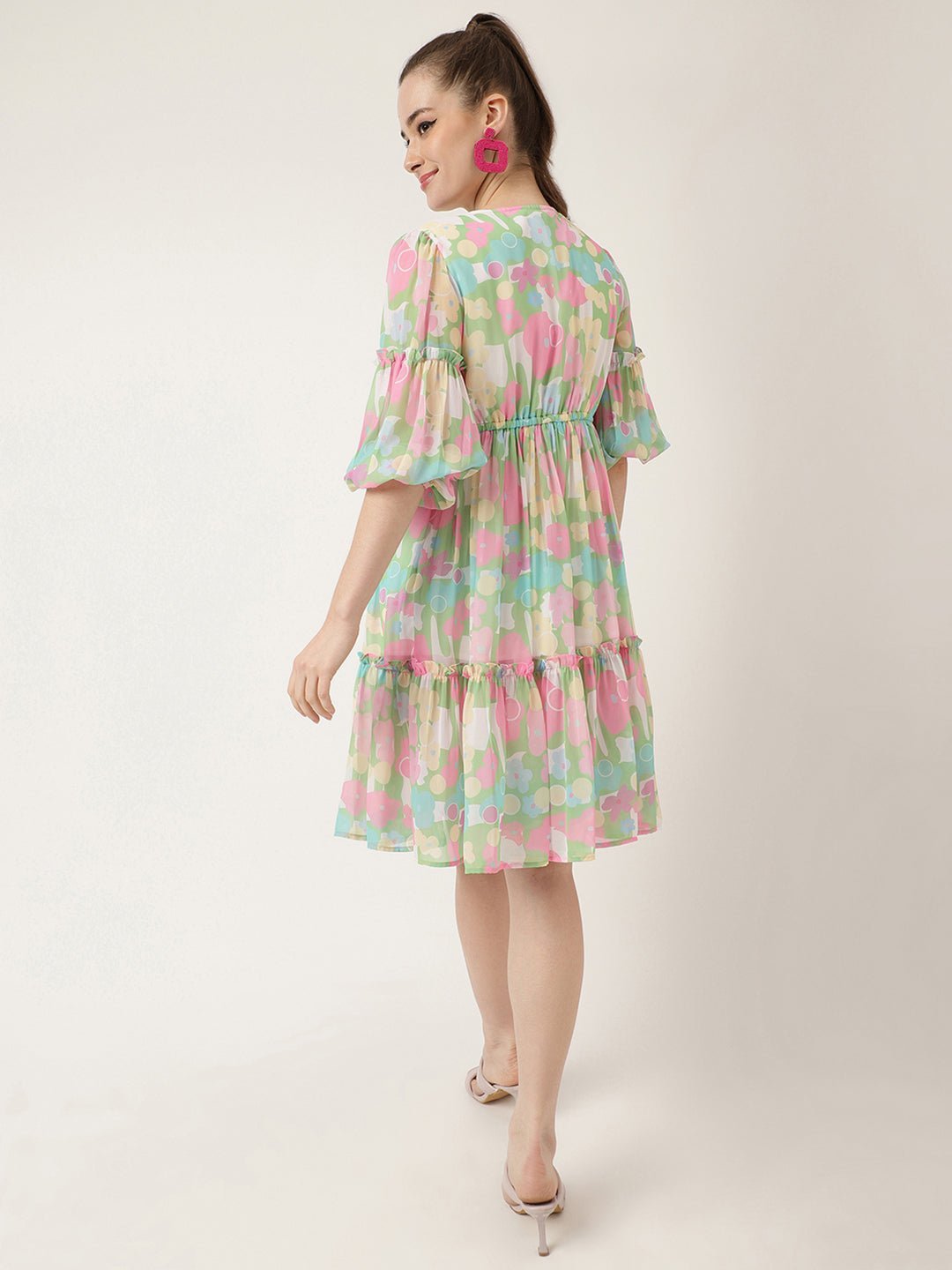 Turquoise Green Women's Dress - Masakali.Co®