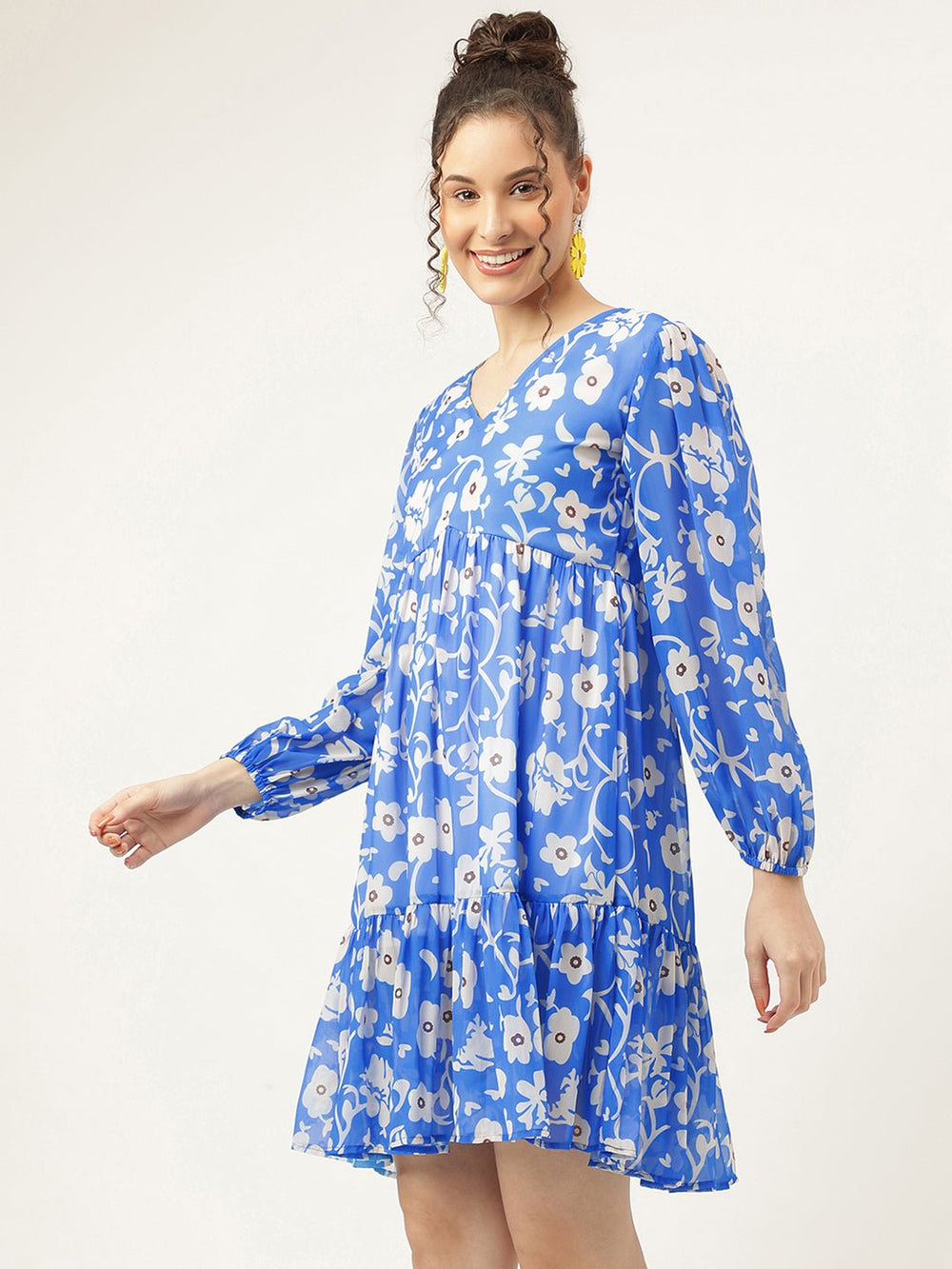 Cornflower Blue Women's Dress - Masakali.Co®