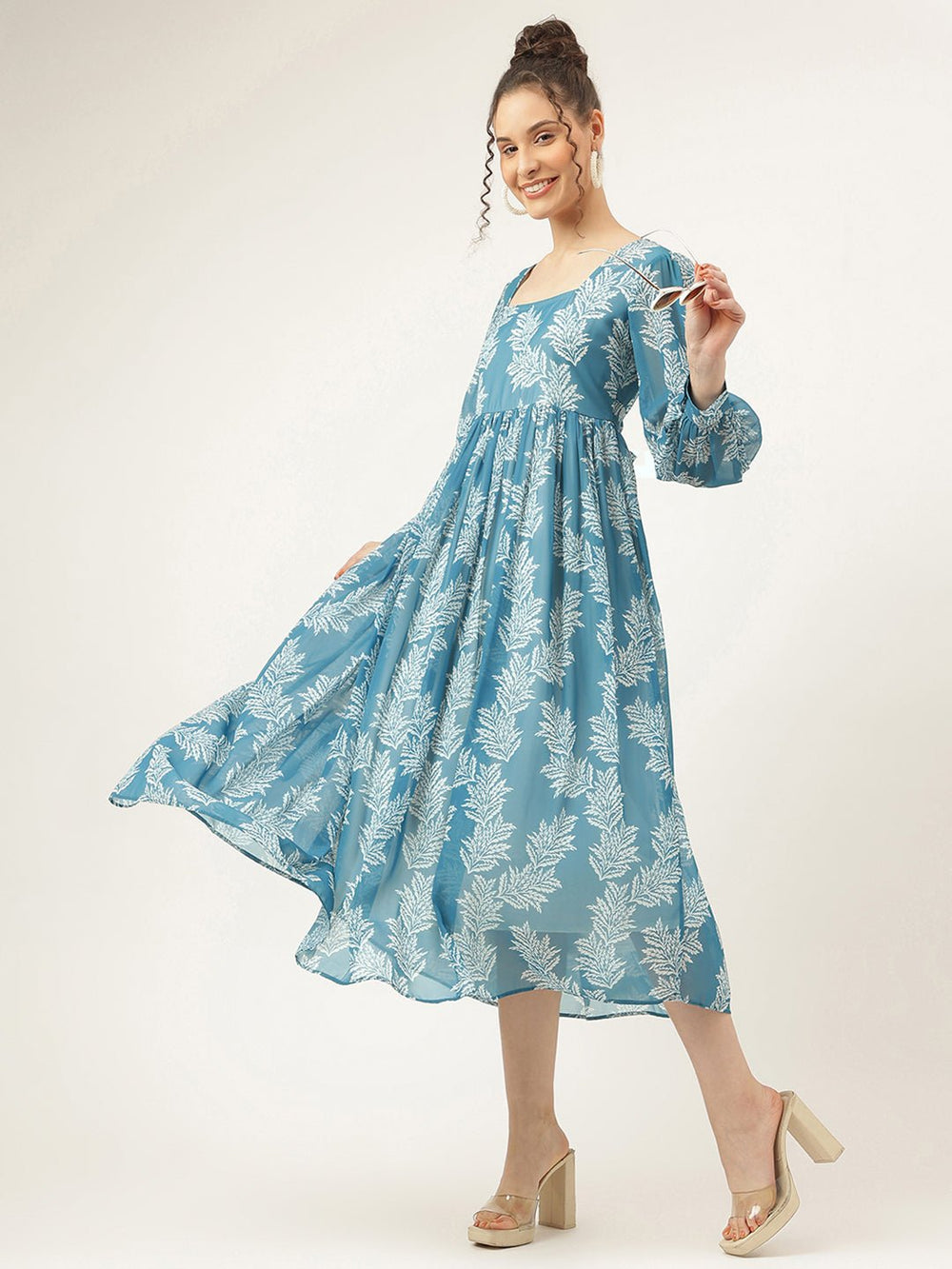 Glacier Blue Women's Dress - Masakali.Co®
