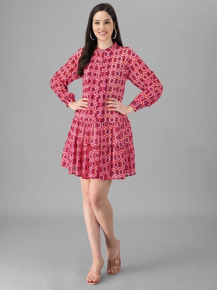 Masakali.co dresses for Women western wear Dark Pink Dress - Masakali.Co™