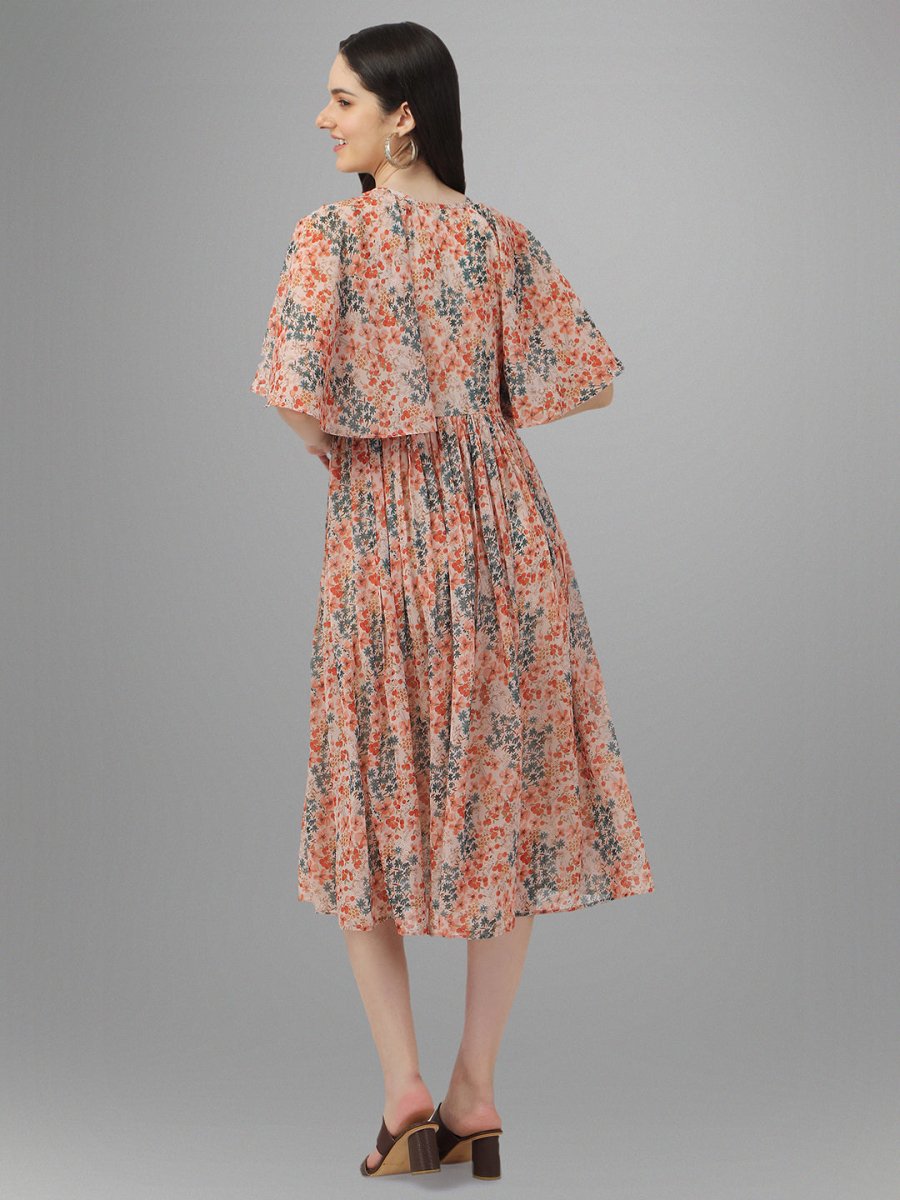 Masakali.co dresses for Women western wear Floral Multi colour Maxi Dress - Masakali.Co™