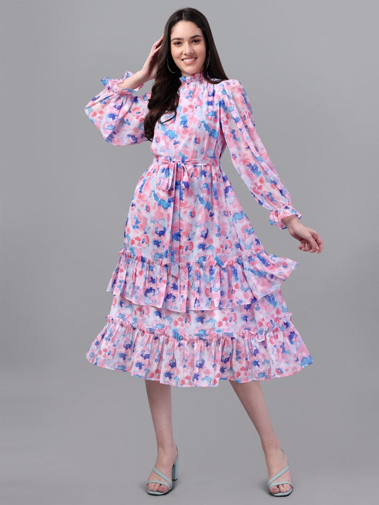 Western style maxi hotsell dress