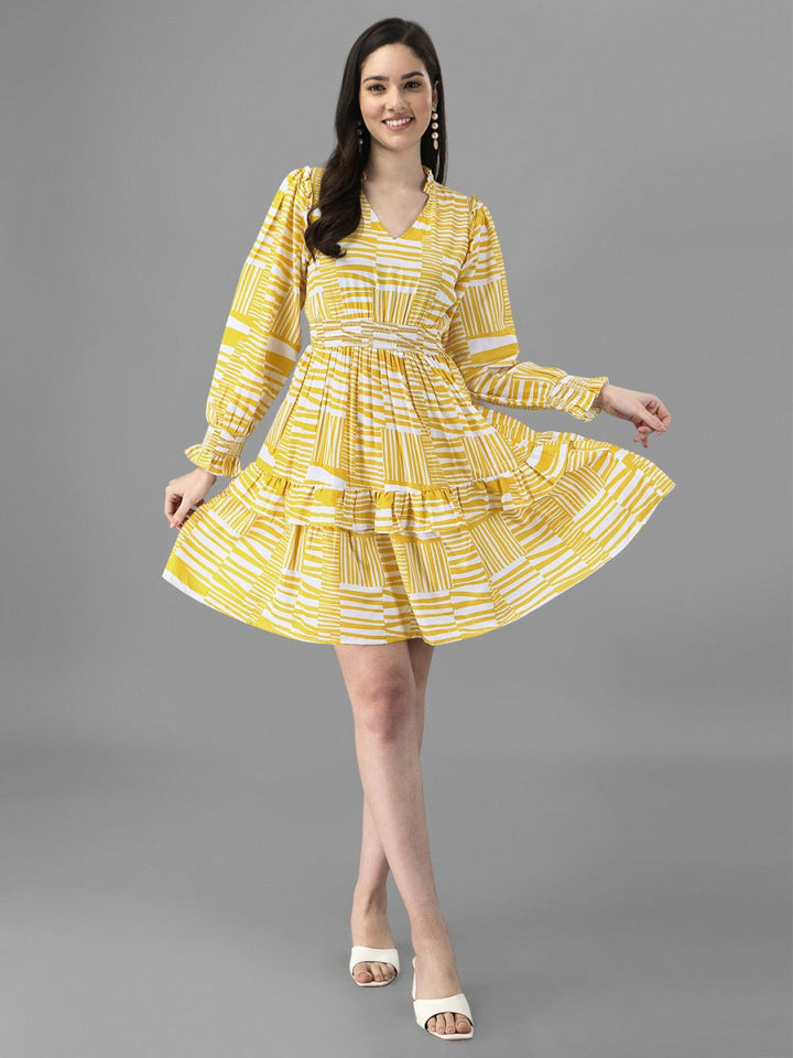 Masakali.co dresses for Women western wear Yellow Dress - Masakali.Co™
