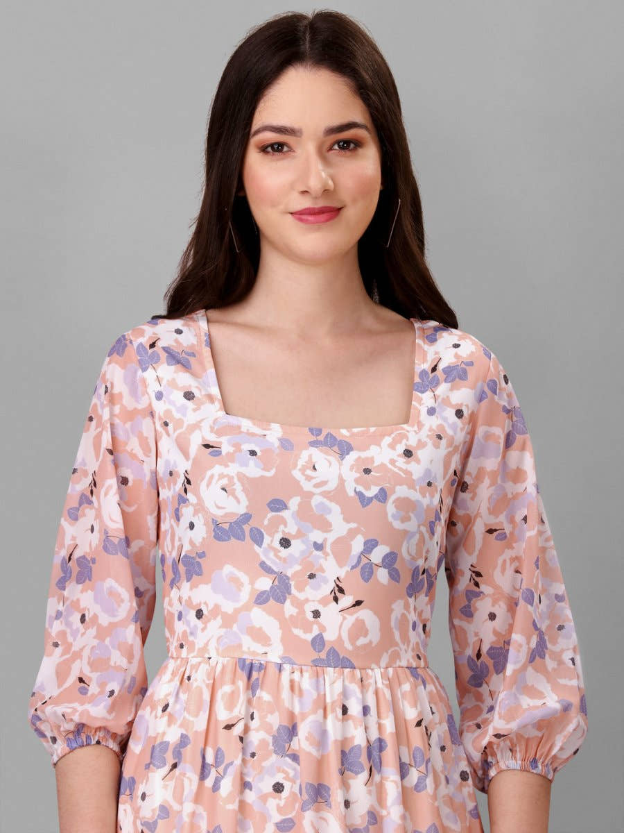 Masakali.co dresses for womens Light Peach Color - Masakali.Co™