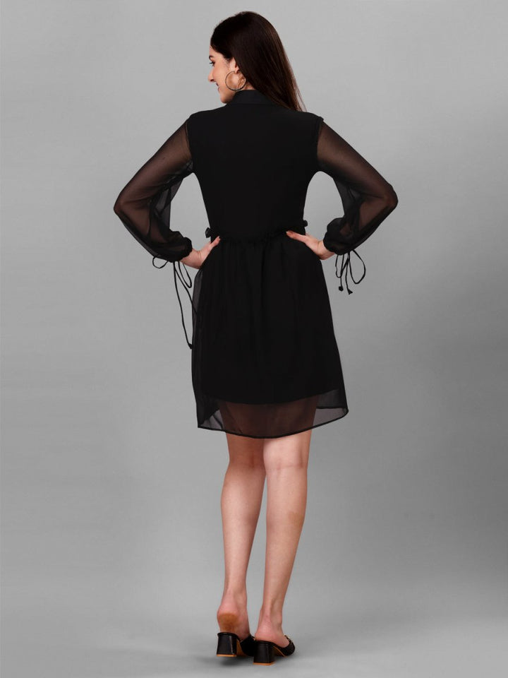 Masakali.co dresses for womesn Dark Black Color - Masakali.Co™