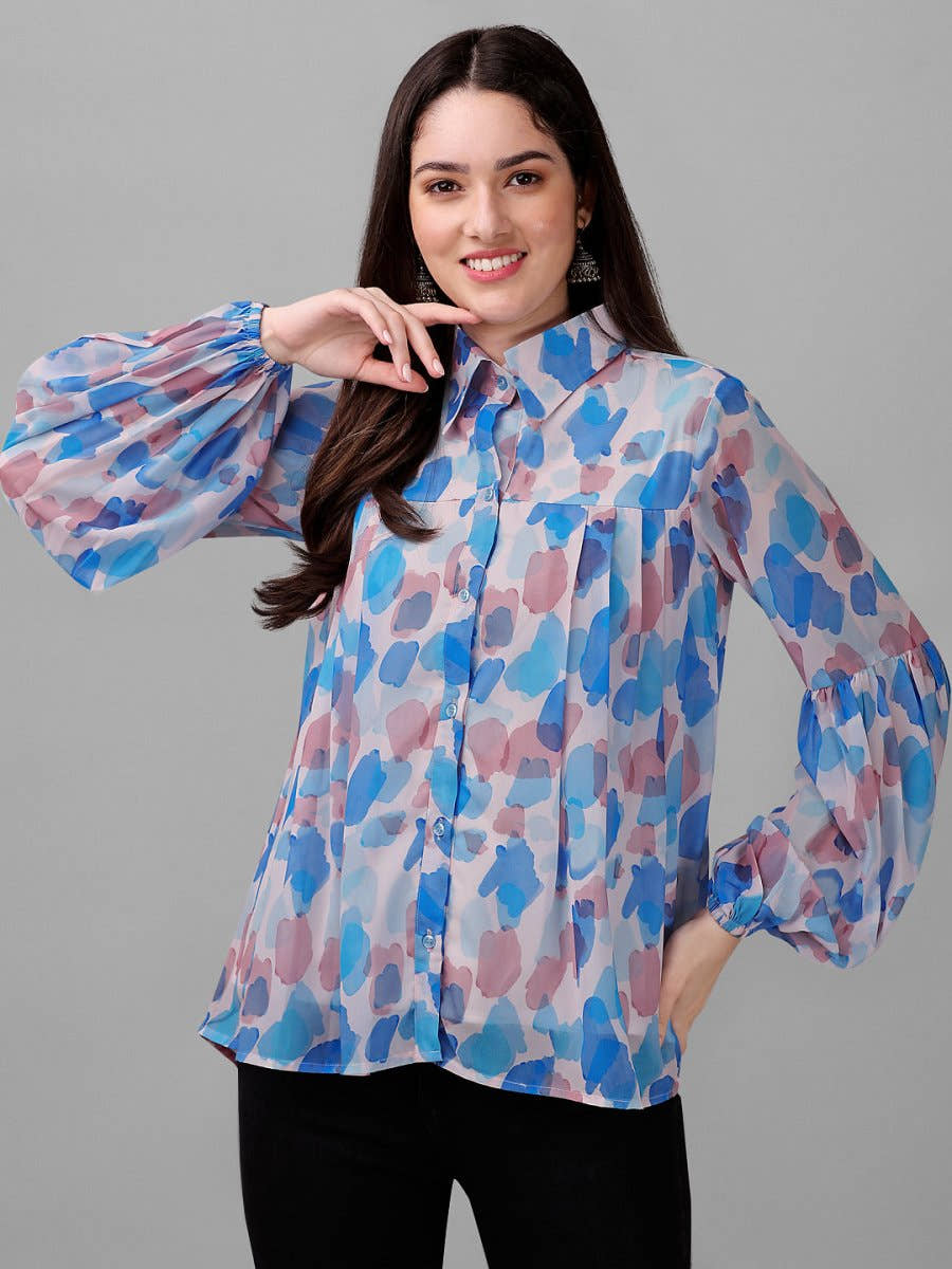 Masakali.co tops for Women western wear abstract - Masakali.Co™
