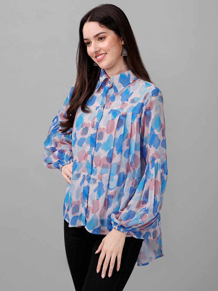 Masakali.co tops for Women western wear abstract - Masakali.Co™