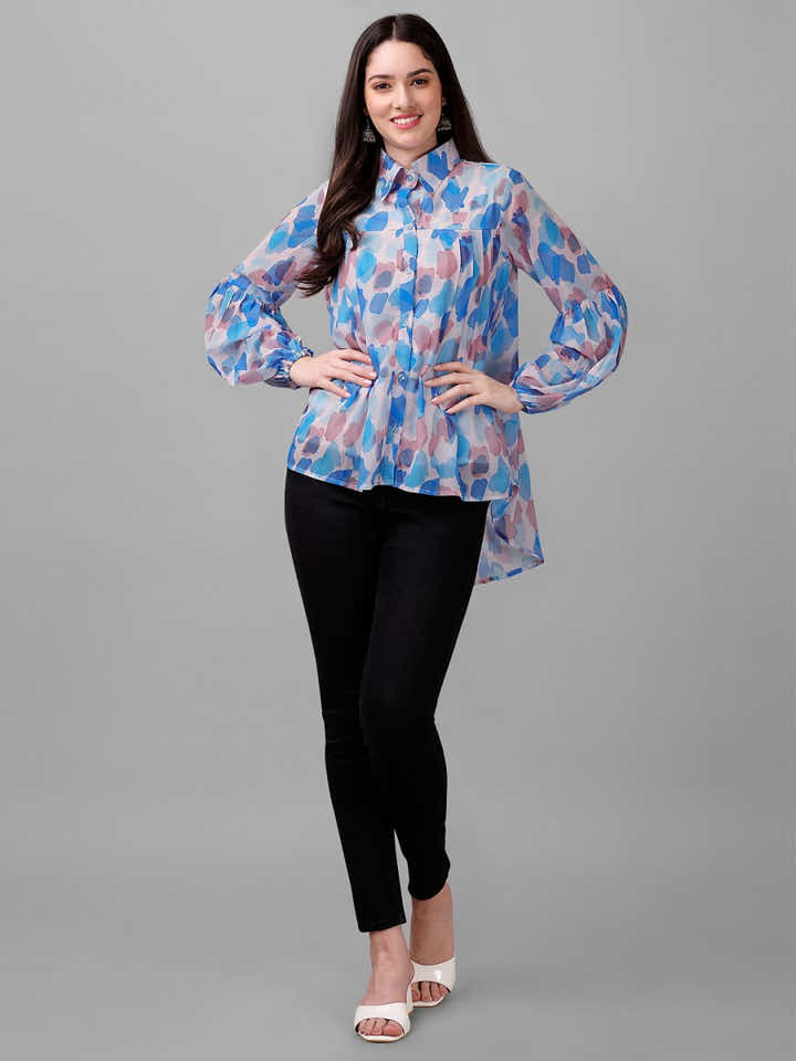 Masakali.co tops for Women western wear abstract - Masakali.Co™