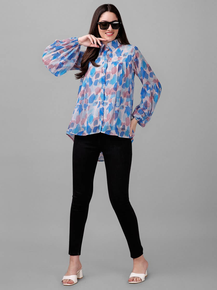 Masakali.co tops for Women western wear abstract - Masakali.Co™
