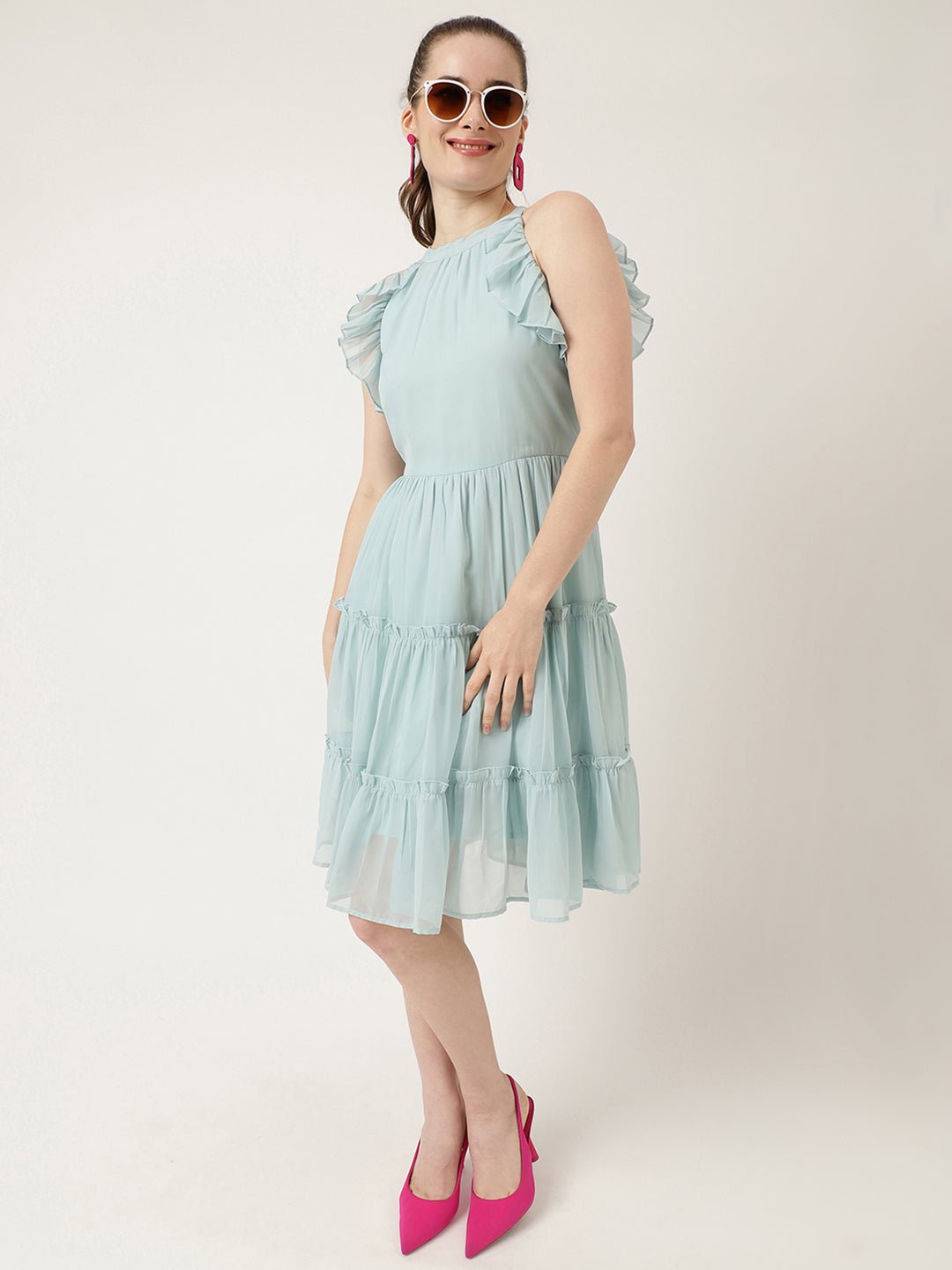 Nebula Blue Women's Dress - Masakali.Co®