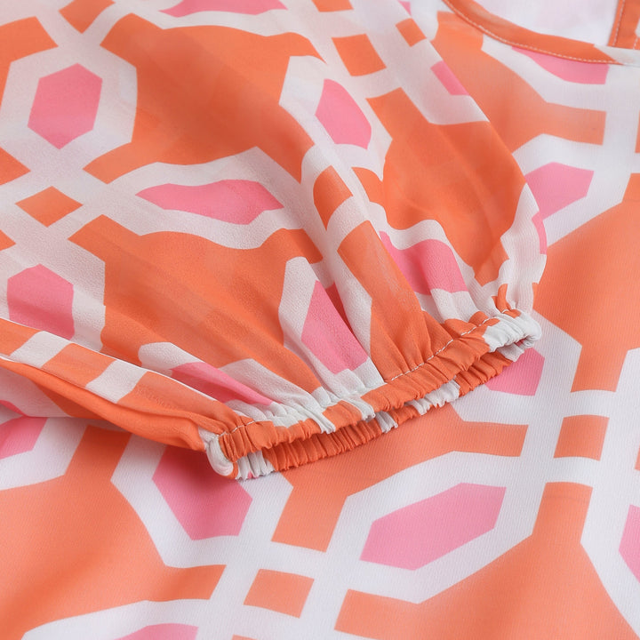 Portland Orange Maxi Dress - Masakali.Co®