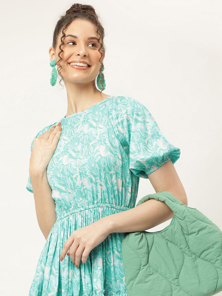 Tiffany Blue Women's Dress - Masakali.Co®